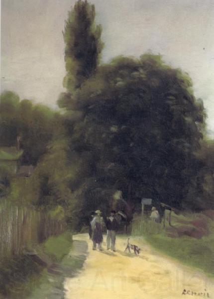 Pierre Renoir Landscape with Two Figures Spain oil painting art